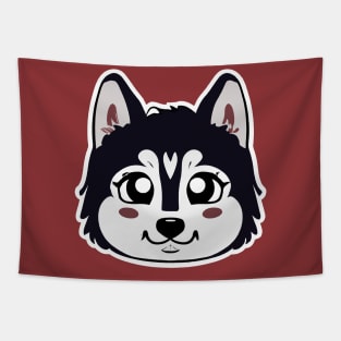 Sweet Husky Dog Dog Lover Puppy Tapestry