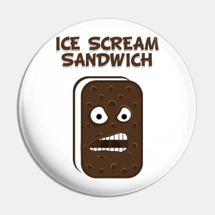 Ice Scream Sandwich Pin