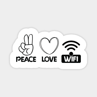 love peace wifi Magnet