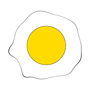 Sunny Side Up Egg Drawing T-Shirt