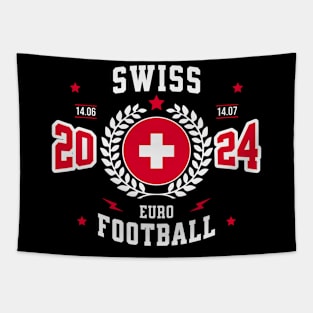 Swiss 2024 Football Fan Tapestry