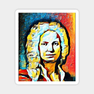 Antonio Vivaldi Abstract Portrait | Antonio Vivaldi Artwork 2 Magnet