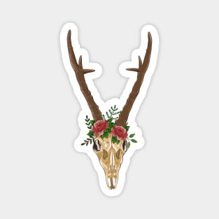 Boho deer skull Magnet