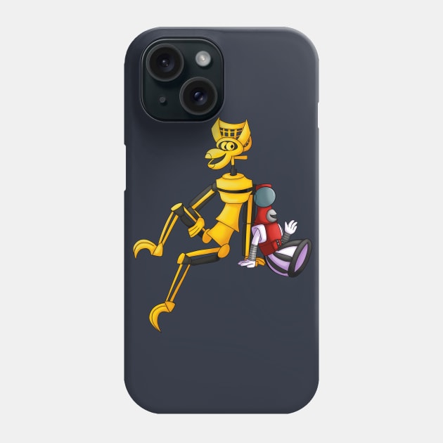 MST3k Tom Servo and Crow Phone Case by CaptainShivers