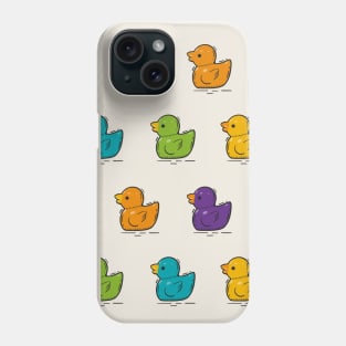 Plastic Duckling Parade Pattern Phone Case