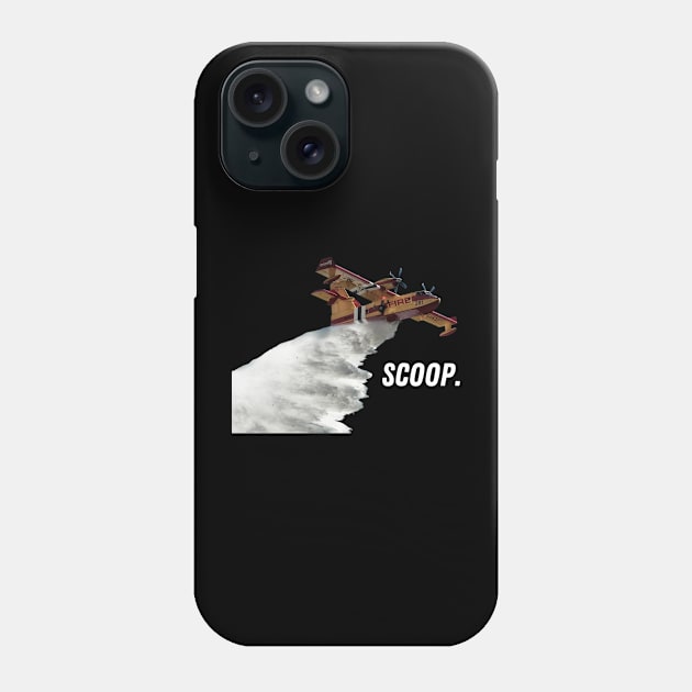 Super Scooper Phone Case by West CO Apparel 