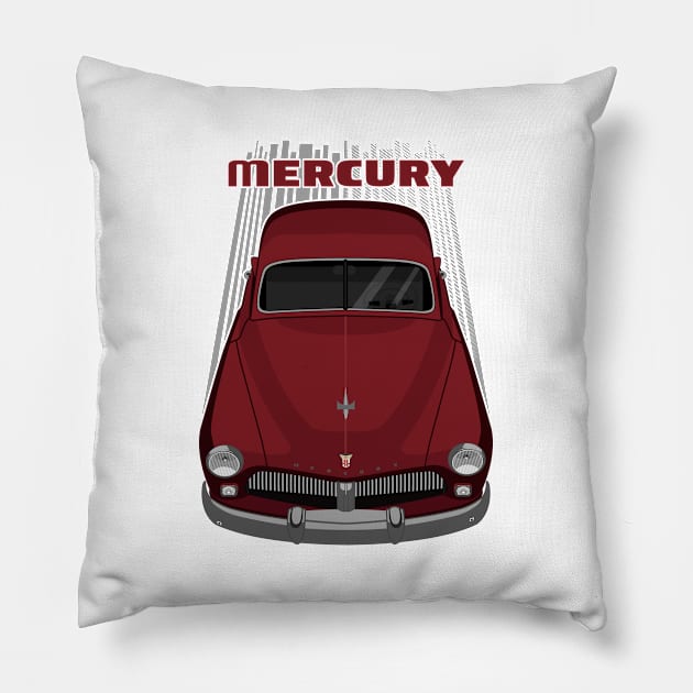 Mercury Coupe 1949 - Maroon Pillow by V8social