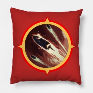 Pyromancer Volcanic Rounds Logo Pillow