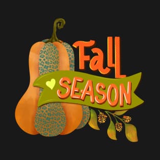 Fall season pumpkin design T-Shirt