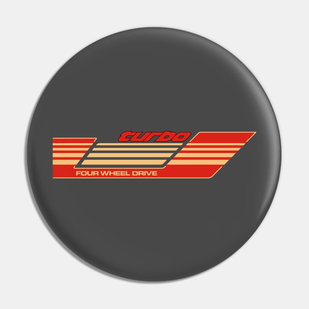 Land Cruiser Turbo Pin by Printstripe