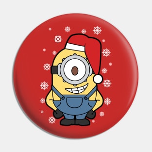 Minions Stuart Christmas Pin