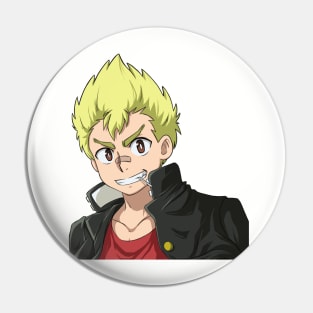 Rantaro from Beyblade Burst and Evolution (no background) Pin