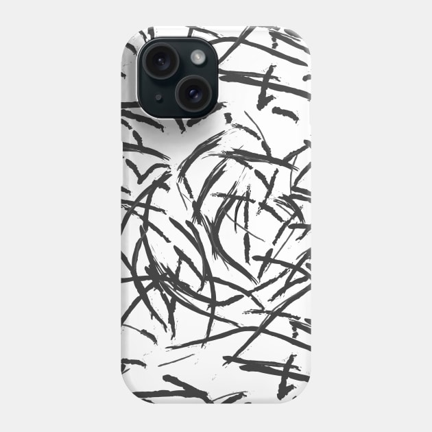 Falling Lines Phone Case by runcatrun