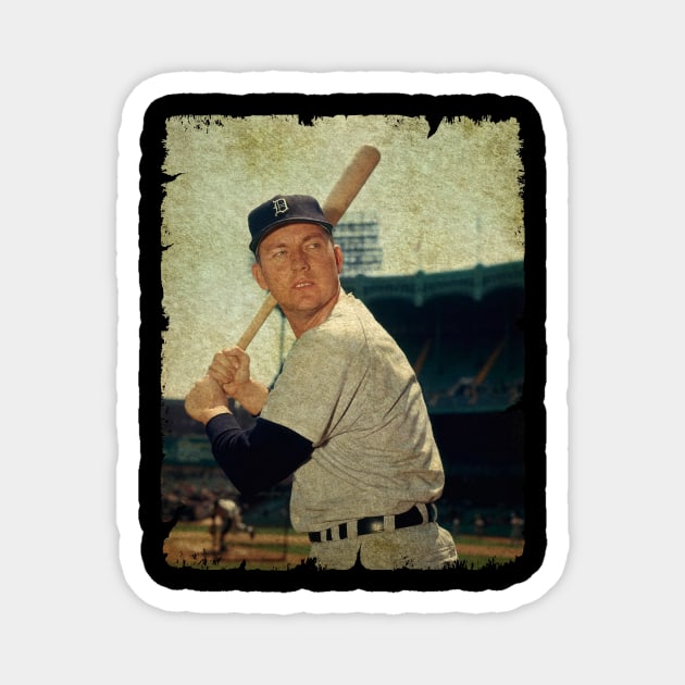 Al Kaline - Detroit Tigers, 1973 Magnet by SOEKAMPTI