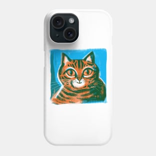 Red Cat Phone Case