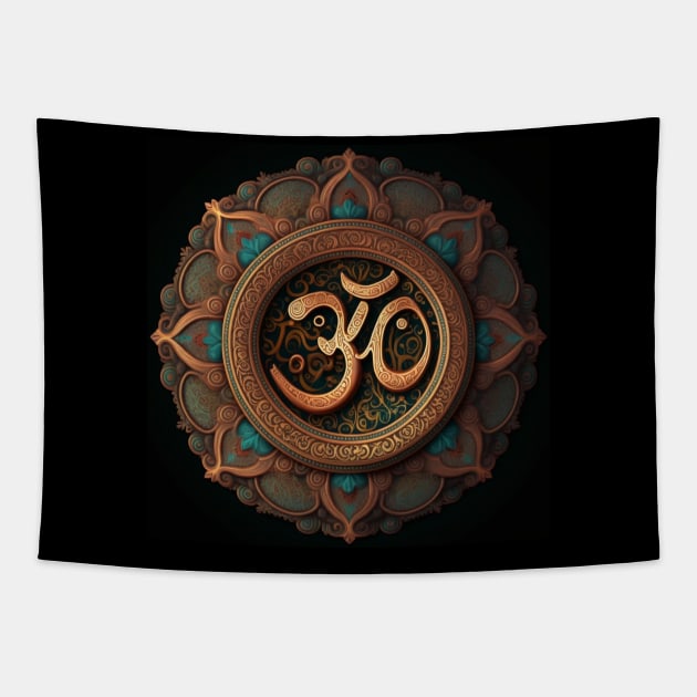 Ohm Shanti Tapestry by thisiskreativ