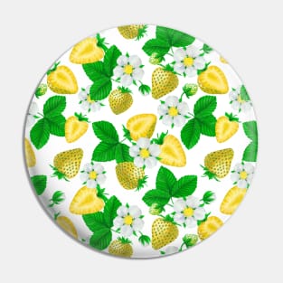 Yellow Strawberries Pin