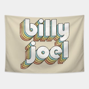 Billy Joel - Retro Rainbow Letters Tapestry