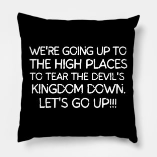 Let's go up!!! Pillow