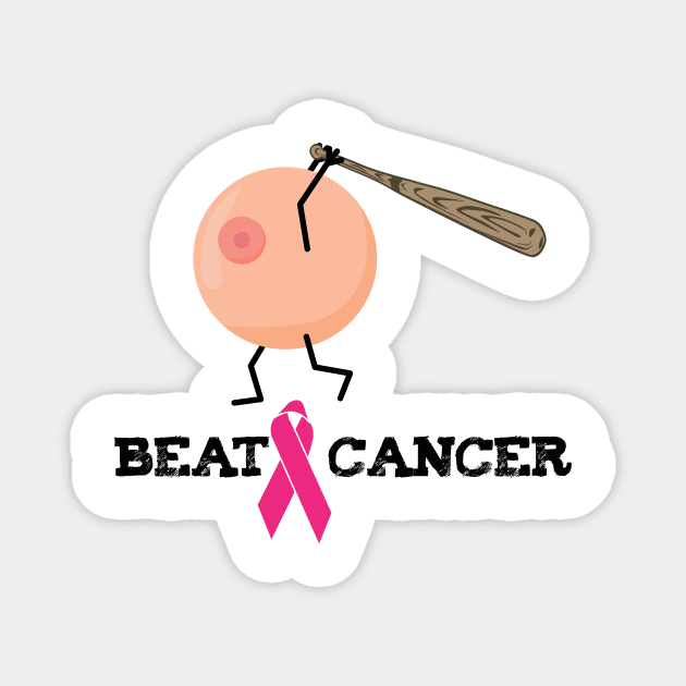 Breast cancer beat Magnet by B0red