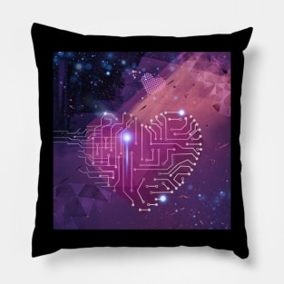 Electro Heart Pillow