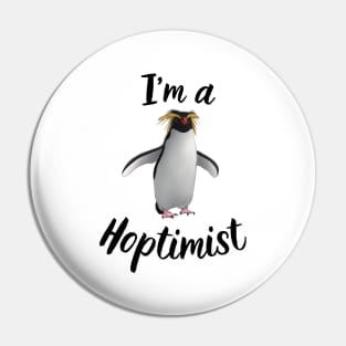 Rockhopper Penguin I'm an Optimist Pin