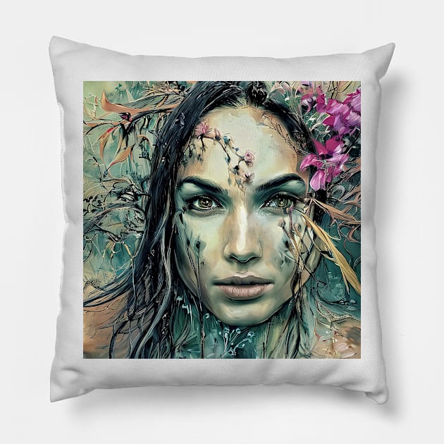 Portrait of Gal Pillow by bogfl