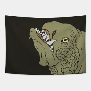 Monster Head (Ckthonik) Tapestry