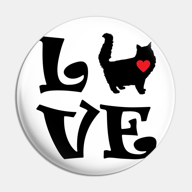 Love Cat Cat Persian Cats Pin Teepublic