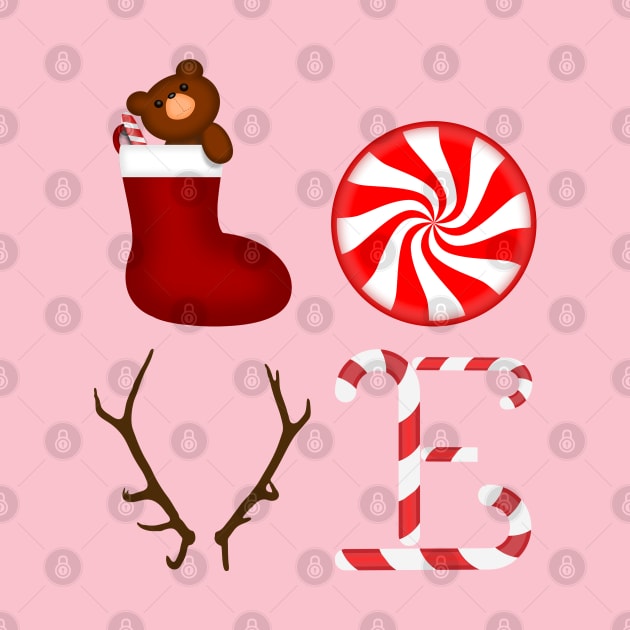 I Love Candy & Christmas by Sleazoid