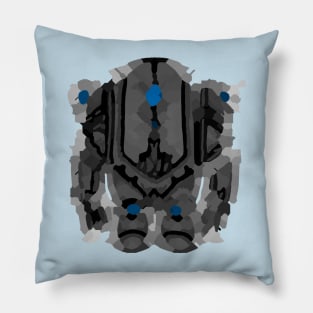 Guild Wars 2 Golem Watercolor Pillow