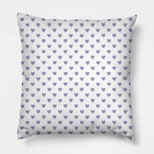 heart pattern aesthetic pinterest coquette dollette pastel purple Pillow