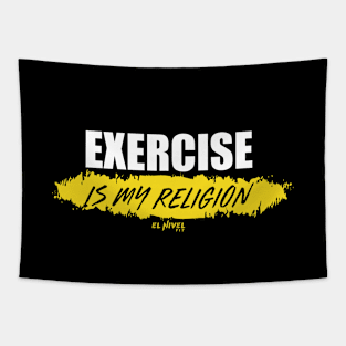 EXERCISE is my Religion Tapestry