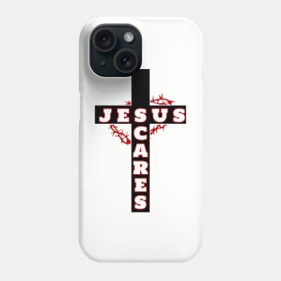 WWJD? Jesus Cares/Jesus Scares Phone Case