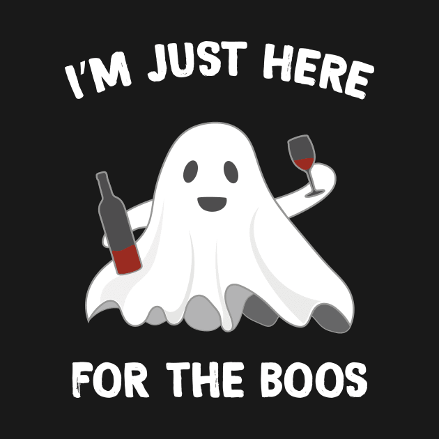 Here For The Boos Shirt - Halloween T-Shirt by monsteer