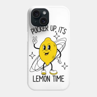 Pucker Up It's Lemon Time Phone Case