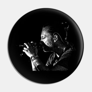Thom Yorke Retro Design Pin