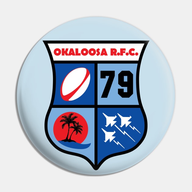 Okaloosa RFC TEST Pin by Mutant Athletics