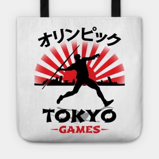 Javelin Thrower Tokyo Olympics Track N Field Athlete Tote