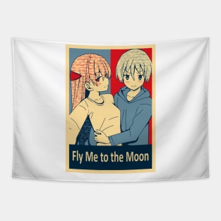 Tonikaku Kawaii - Fly Me to the Moon Anime Poster Tapestry