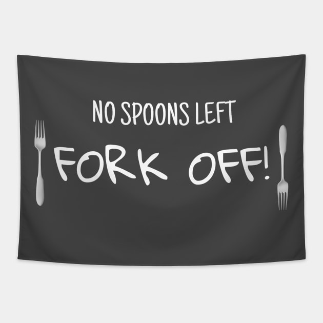 Fork off Tapestry by FlirtyTheMiniServiceHorse