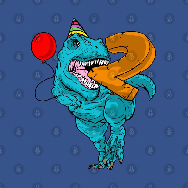 2 year old kid's birthday dinosaur by randomdoods