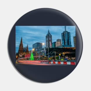 Federation Square, Melbourne - Christmas 2018 Pin