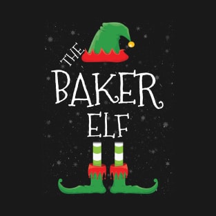 BAKER Elf Family Matching Christmas Group Funny Gift T-Shirt