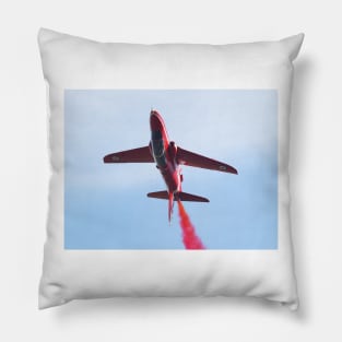 RAF Red Arrow with Red Smoke Pillow