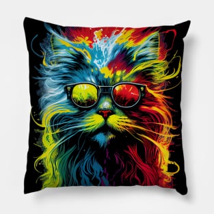 Psychedelic Cat 30.0 Pillow