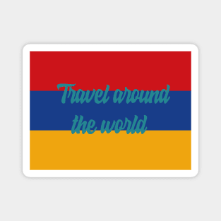 Travel Around the World - Armenia Magnet