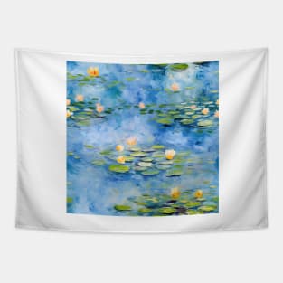 Monet Style Water Lilies 3 Tapestry