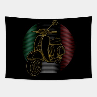 Italian Scooter Tapestry