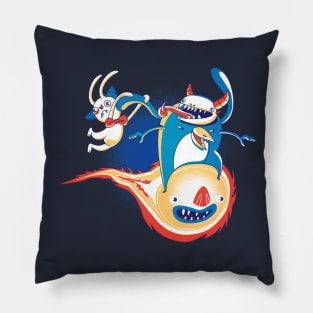 Monsteroid Pillow